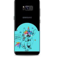 Zoologix (24) Samsung Galaxy Note 8 Şeffaf Kılıf Silikon Desenli