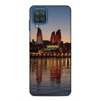 Samsung Galaxy A12 Uyumlu Kılıf Azarbaijan (28) Arka Kapak Alov Kuleleri