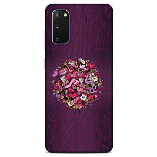 Samsung Galaxy S20 Kılıf Hediyelik Seri Sevgililer Günü (36) 14 Şubat Glitter Kılıf