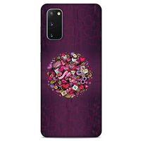 Samsung Galaxy S20 Kılıf Hediyelik Seri Sevgililer Günü (36) 14 Şubat Glitter Kılıf