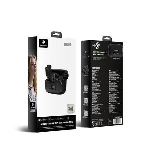 Lenyes LM206 Led Göstergeli Lightning Portlu Kablosuz Yaka Mikrofonu