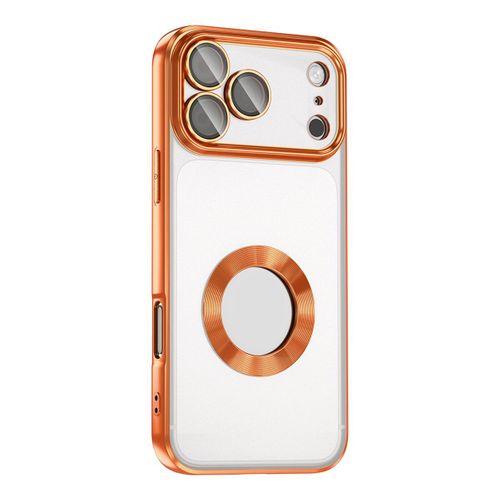 Apple iPhone 17 Pro Max Kılıf Kamera Korumalı Logo Gösteren Zore Omega Kapak