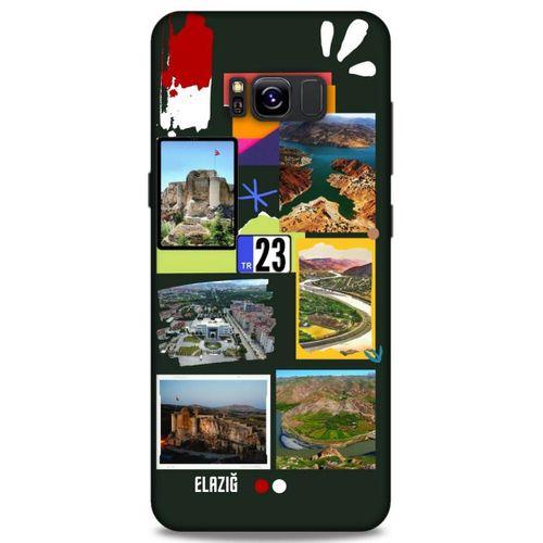 Lopard Samsung Galaxy S8 Plus Uyumlu Kılıf Şehirli ※ (23) Elazığ Ultra Koruma Kılıfı