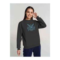 Of Warcraft Death Knight Ilya Semenov Baskılı Füme Antrasit Kadın Sweatshirt