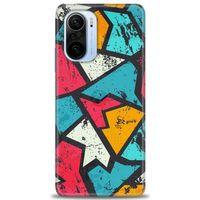 Xiaomi Redmi K40 Pro Kılıf HD Baskılı Kılıf - Grafiti + Tam Ekran Koruyucu