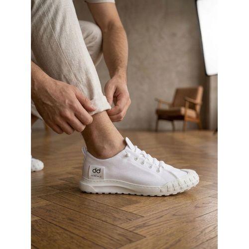 BA0248 BOA Beyaz Esnek Bağcıklı Ultra Hafif Nefes Alan Sneaker Ayakkabı
