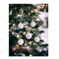 Party Marty Ağaç Süsü Karlı Top 5Cm 6Lı - 3 paket