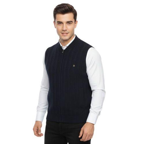 Erkek Fermuarlı Yelek Cepli Çelik Örgü Klasik Kalıp 5209J BGL-ST05021