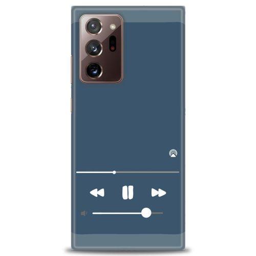 Samsung Galaxy Note 20 Ultra Kılıf HD Baskılı Kılıf - Müzik Çalar + Tam Ekran Koruyucu