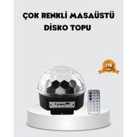 Rgb Led Disko Topu Projektör – Ev Partileri, Doğum Günleri Ve Eğlence İçin Işık Şovu