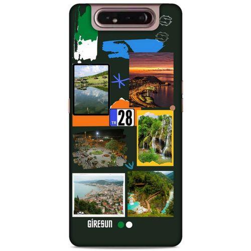 Lopard Samsung Galaxy A80 Uyumlu Kılıf Şehirli ※ (28) Giresun Arka Kapak