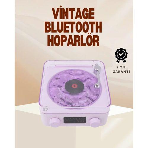 Retro Pikap Hoparlör – Şarjlı Kablosuz Projektör Ve Gece Lambası