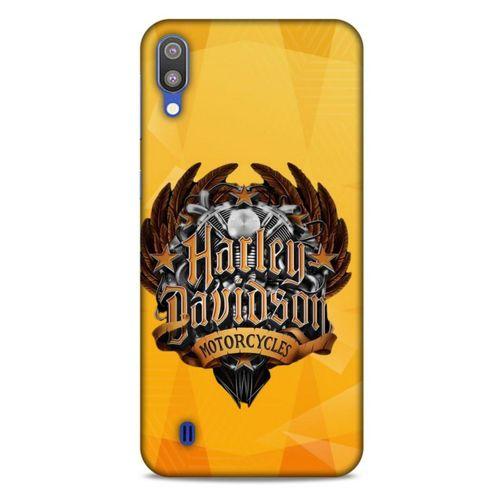 Samsung Galaxy M10 Uyumlu Kılıf Motorsiklet (37) Silicone Cover Harley Davidson