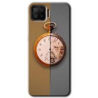 OPPO Oppo A73 Kılıf HD Desen Baskılı Arka Kapak + Temperli Cam - Clocks Artwork