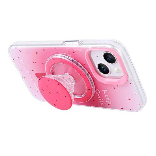 Apple iPhone 14 Kılıf M-safe Şarj Özellikli Tak-Çıkar Pop Soketli Zore Tiktok Kapak
