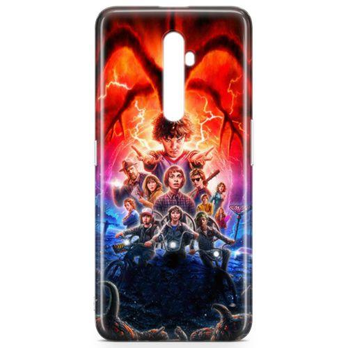 Oppo Reno2 Z 2019 Kılıf Sranger Things Arka Kapak Koruma Desenli Full Koruyucu