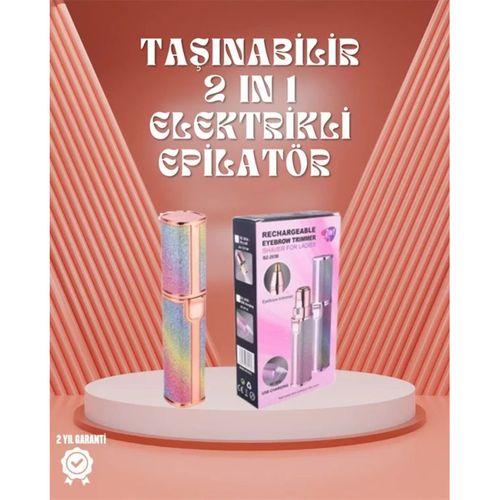 Paslanmaz Çelik Bıçaklı Usb Epilatör – Kaş, Üst Dudak Ve Çene Tüy Temizleyici