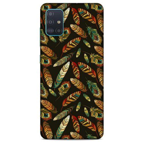Samsung Galaxy A51 Kılıf Desenli Özel Seri Tüyler (9) Kılıf