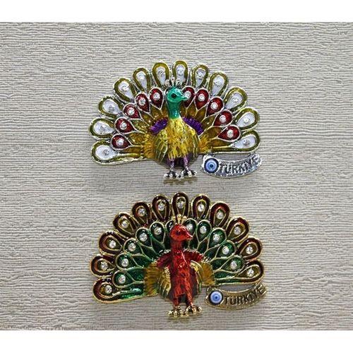 Swaroski Tavuskuşu Magnet