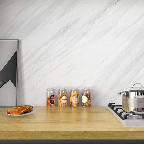 Açık Mermer Desenli Yapışkanlı Kaplama Kağıdı Büyük Boy 5 Metre