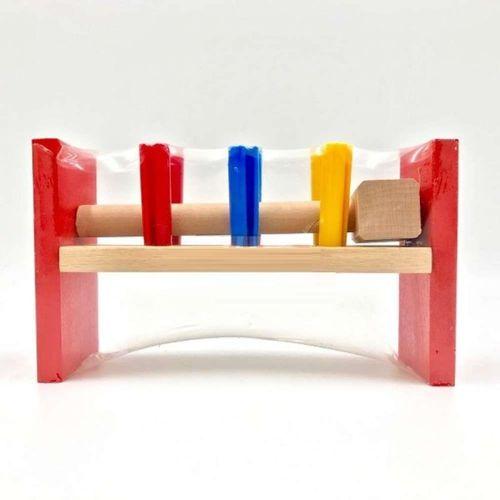 SepeteGelsin Ahşap Çekiçli Çak Çak Oyuncak