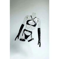 Siyah Harness Takım Zincir Detaylı Deri Vücut Kemerleri - Brf1330