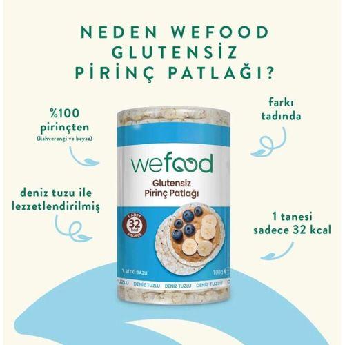 Wefood Pirinç Patlağı 100 Gr