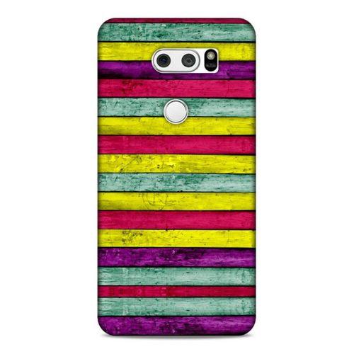 Lopard LG K50S Uyumlu Kılıf Wood'X (30) Silicone Case Desenli