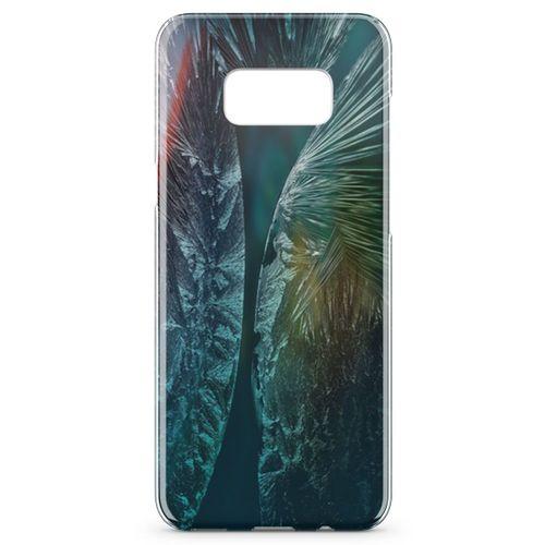 Samsung Galaxy S8 Plus Kılıf Cam Kırıkları Arka Kapak Koruma Desenli Full Koruyucu