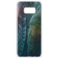 Samsung Galaxy S8 Plus Kılıf Cam Kırıkları Arka Kapak Koruma Desenli Full Koruyucu