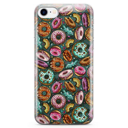 Apple iPhone 7 Kılıf Donutlar Arka Kapak Koruma Desenli Full Koruyucu