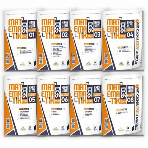 2026 DGS MATEMATİK Kara Kutu 8li Fasikül SETİ ÖSYM Çıkmış Soru Bankası Çözümlü Modüler PAKET