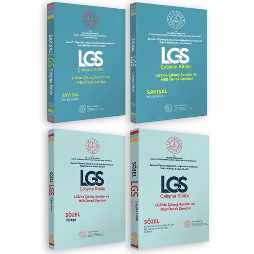 2026 8 Sınıf LGS MEB Örnek Soruları Sözel ve Sayısal Çalışma Kitabı 4’lü SET RENKLİ A4 Boyut GÜNCEL