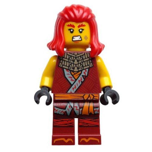 Lego Minifigür Ninjago Wyldfyre Dark Red Tunic njo0923