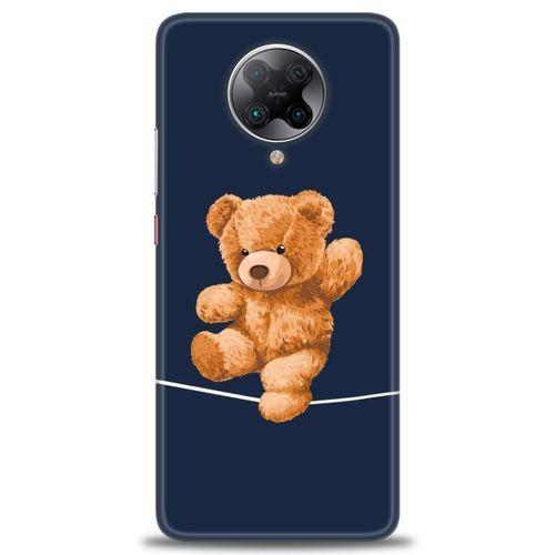 Xiaomi Poco F2 Pro Kılıf HD Baskılı Kılıf - İpteki Teddy + Tam Ekran Koruyucu