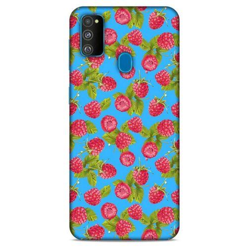Frutix Ahududu 01 Samsung Galaxy M30s Kılıf Desenli Silikon