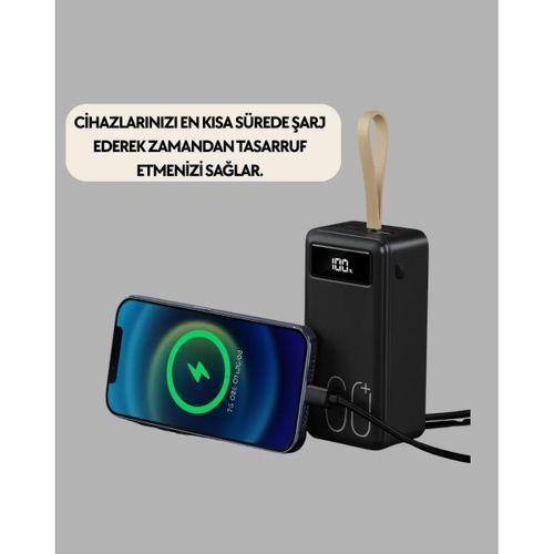 4 Çıkışlı Hızlı Şarj Destekli Powerbank