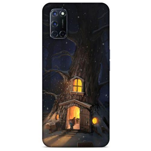 Oppo A72 Kılıf Snowix (47) Crystal Flex Kılıf Sarı Kahve