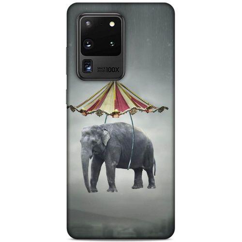 Lopard Samsung Galaxy S20 Ultra Uyumlu Kılıf Manipülasyon ☻ (15) Antişok Kılıf Baskılı