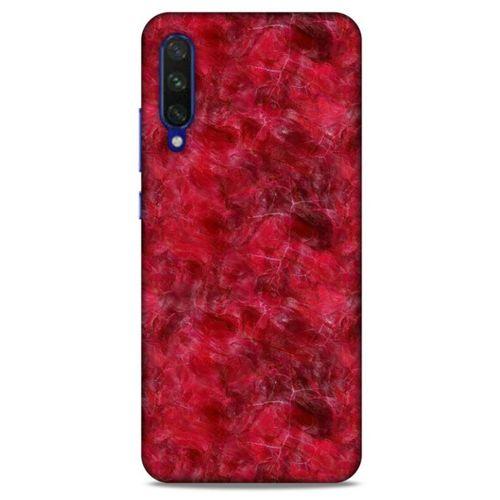 Mermer Desenli (6) Tema Silikon Kılıf Kırmızı Xiaomi Mi A3 Kılıf