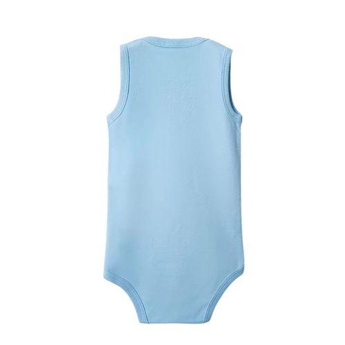 Mavi Askılı Body Zıbın 2-7 YAŞ Çocuklar İçin (3 ADET) Alttan Çıtçıtlı Özel Gereksinimli