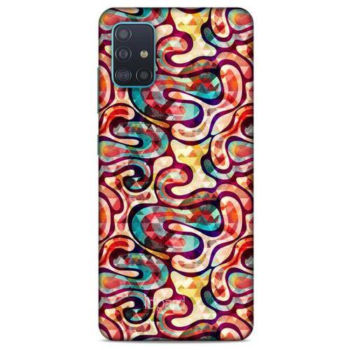 Samsung Galaxy A51 Kılıf Pastel Renkler (34) Slim Armor Kılıf Karışık Renkli