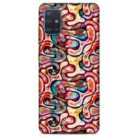 Samsung Galaxy A51 Kılıf Pastel Renkler (34) Slim Armor Kılıf Karışık Renkli