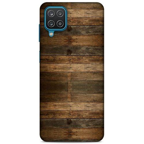 Lopard Samsung Galaxy A12 Uyumlu Kılıf Wood'X (19) Kılıfları Baskılı