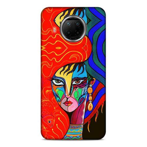 Lopard Xiaomi Redmi Note 9 Pro 5G Uyumlu Kılıf Sürreal Yüzler ♀ (10) Full Koruma Kılıfı Desenli
