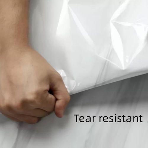 Mermer Desenli Mutfak Duvar Kağıdı Sticker - 5mx60cm Su Geçirmez, Yağa Dayanıklı, Yüksek Sıcaklığa Dayanıklı Tezgah, Dolap, Ocak Yenileme Folyosu T04