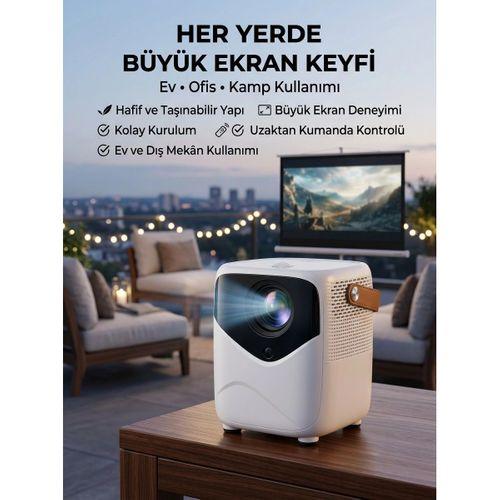 Projeksiyon Cihazı Film Dizi Oyun Wifi Destekli