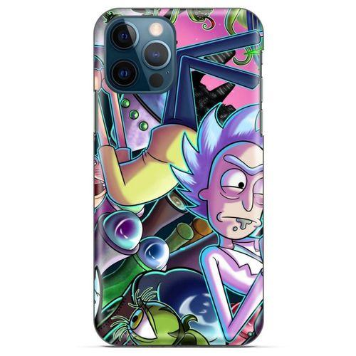 Apple iPhone 13 Pro Uyumlu Kılıf Rick And Morty (40) Fit Silikon Kılıf Rick D. Sanchez