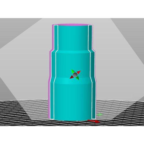 Boru Dirsek Aparatı – 3D Baskı Tesisat Parçası (Bu ürün Sadece Plastik parçadır - Almadan Önce Soru Sorabilirsiniz)