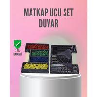 Kapsamlı Matkap Ucu Seti Organizer Kutulu Ahşap Metal Beton Delme